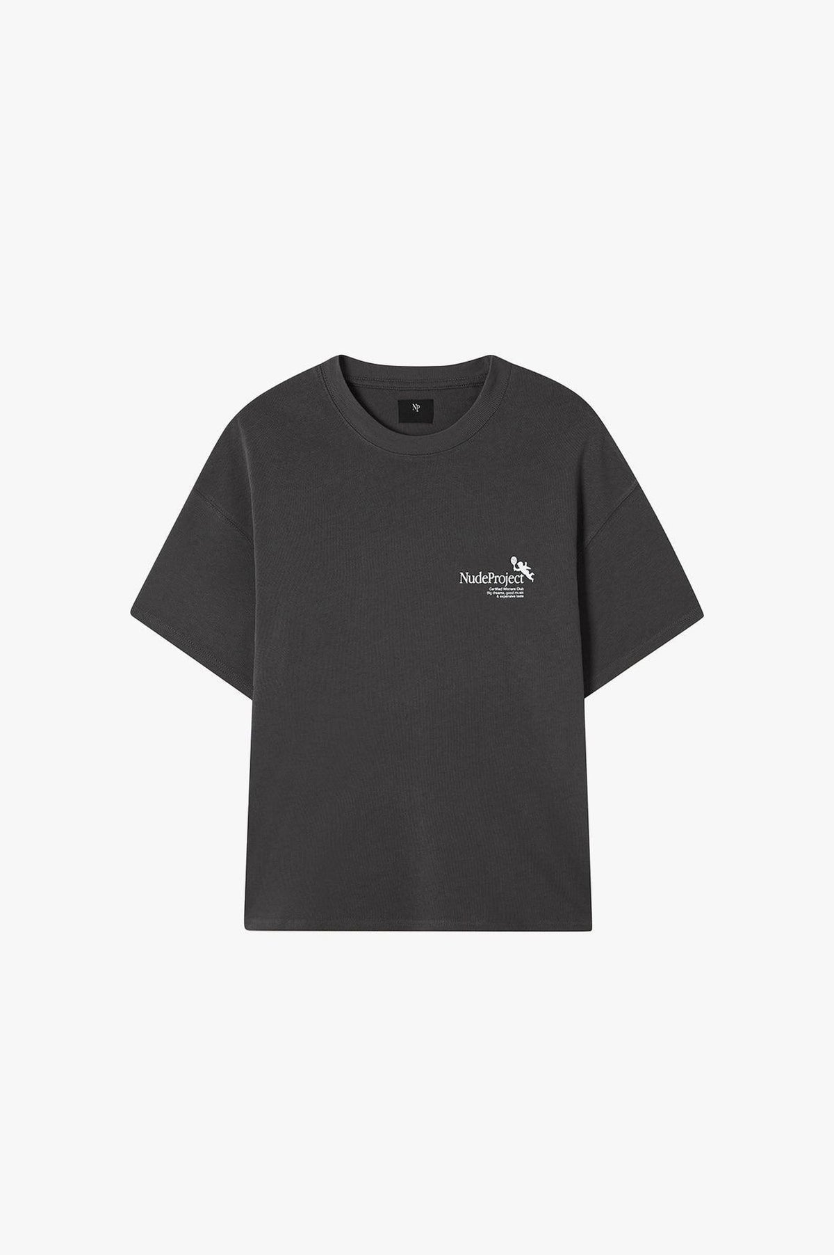 Camiseta Tennis Gris Oscuro