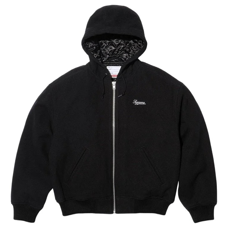 Supreme/Larry Clark Hooded Varsity Jacket