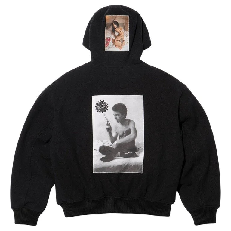 Supreme/Larry Clark Hooded Varsity Jacket