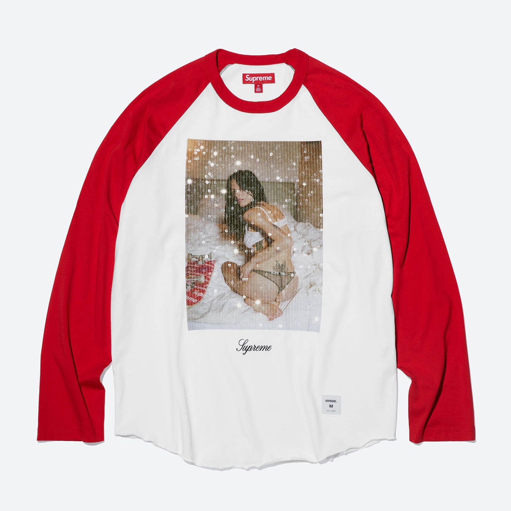 Supreme/Larry Clark Sequin Raglan L/S Top