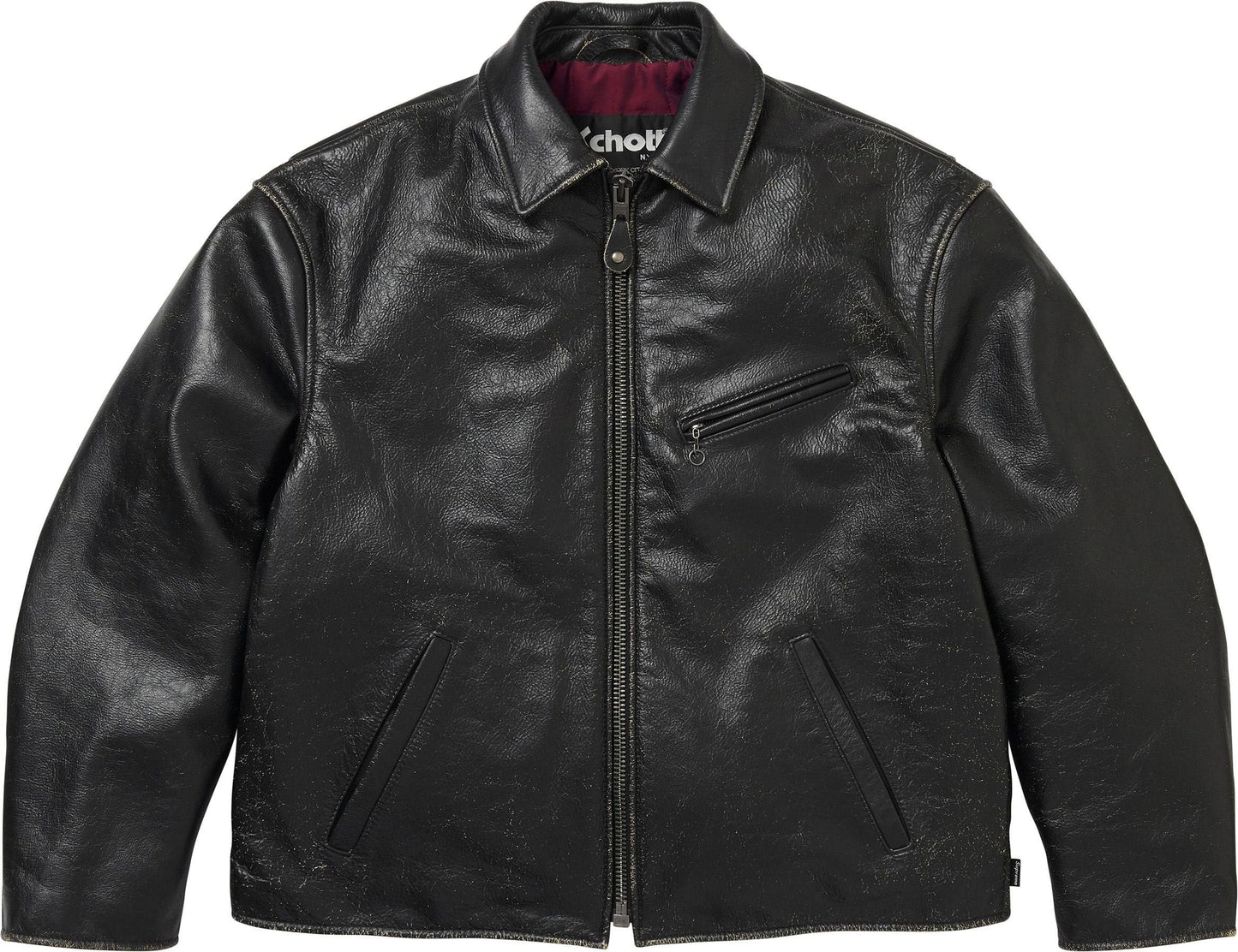Supreme®/Schott® Distressed Leather Jacket