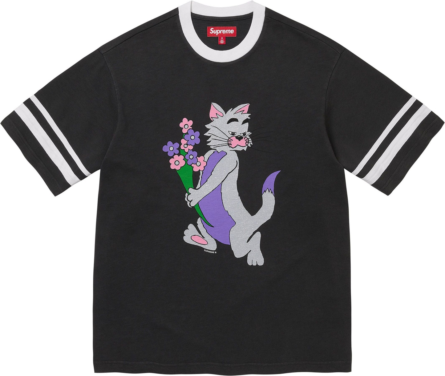 Glitter Cat S/S Top