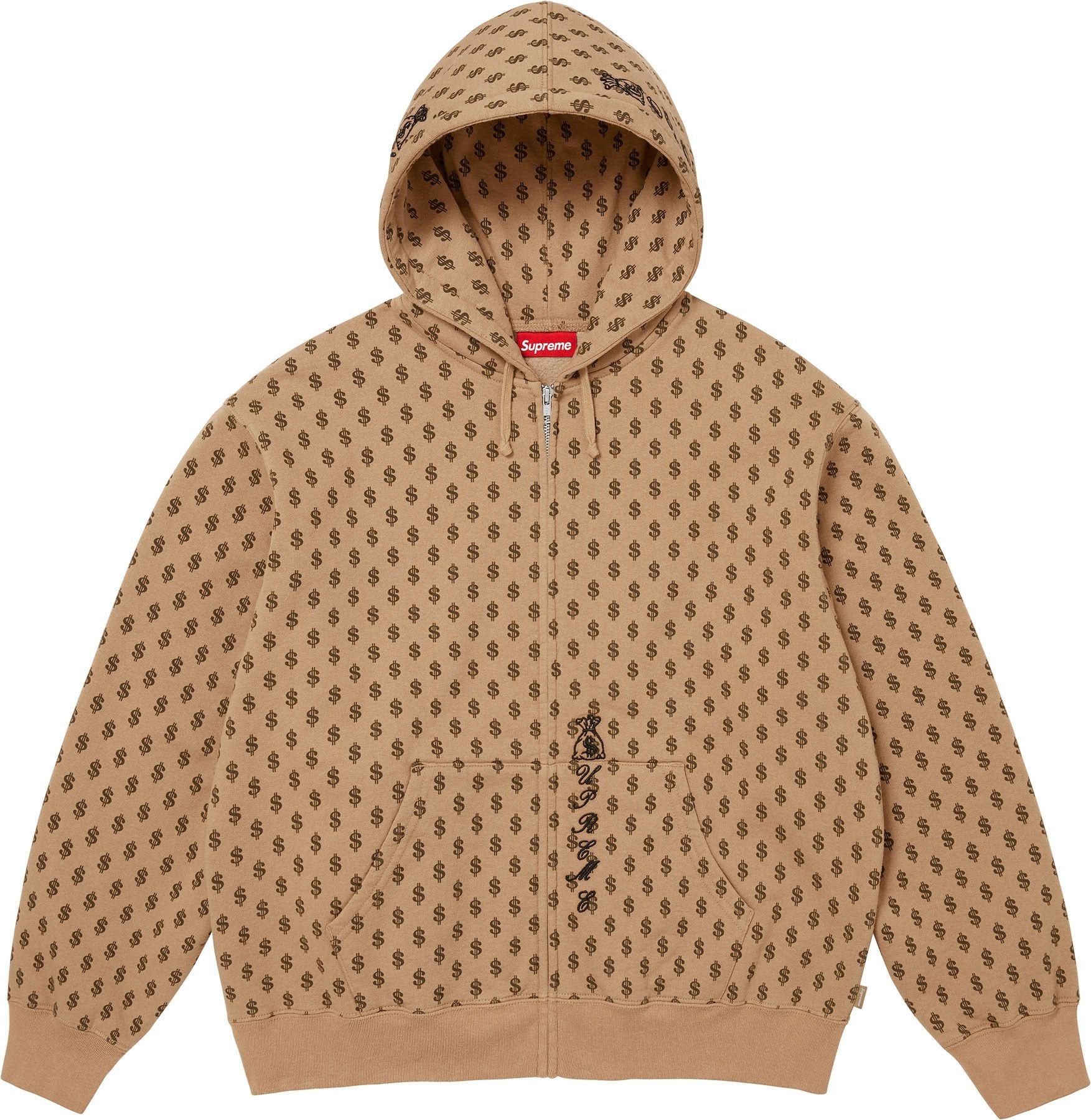 God Over Money Zip Up Hooded Sweatshirt