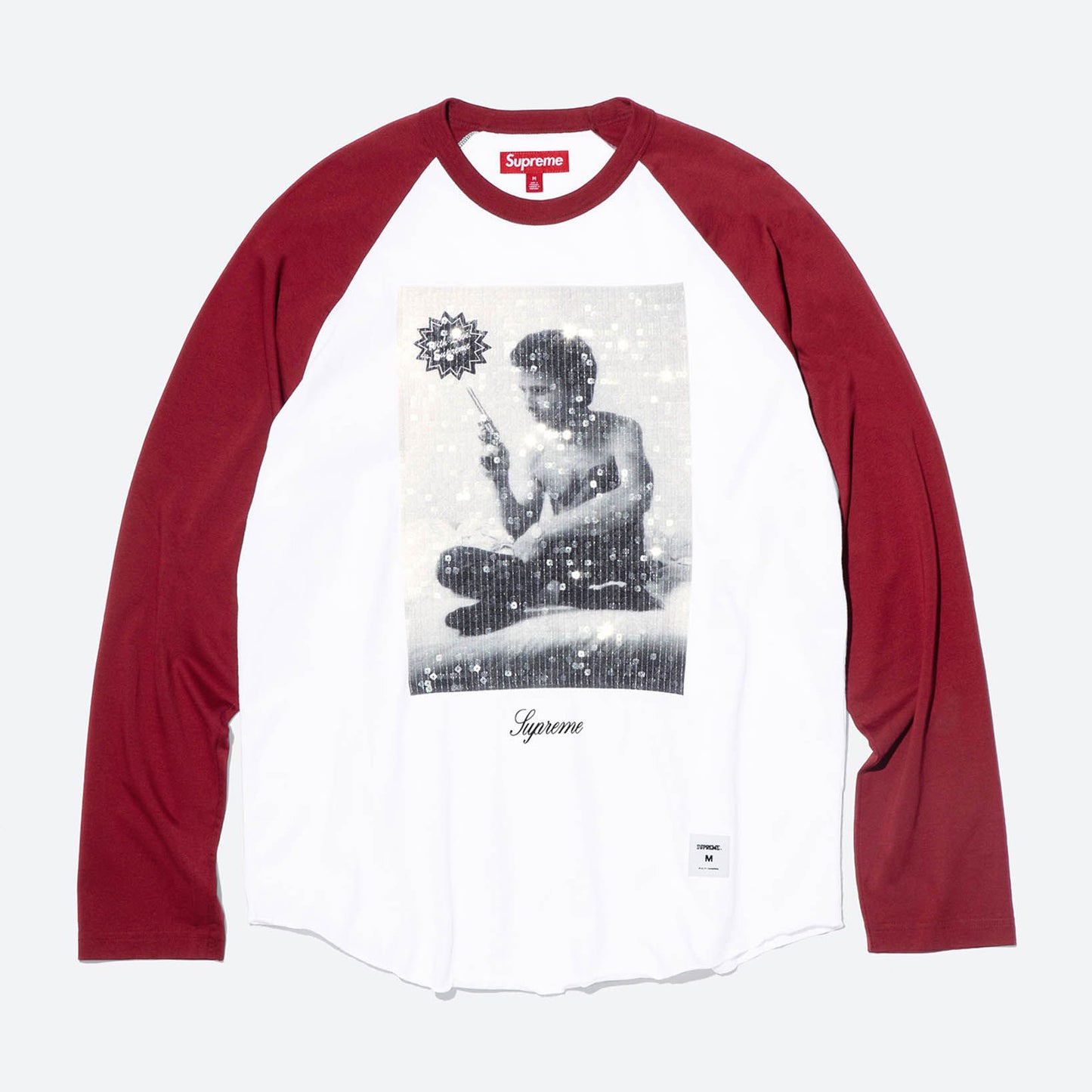 Supreme/Larry Clark Sequin Raglan L/S Top
