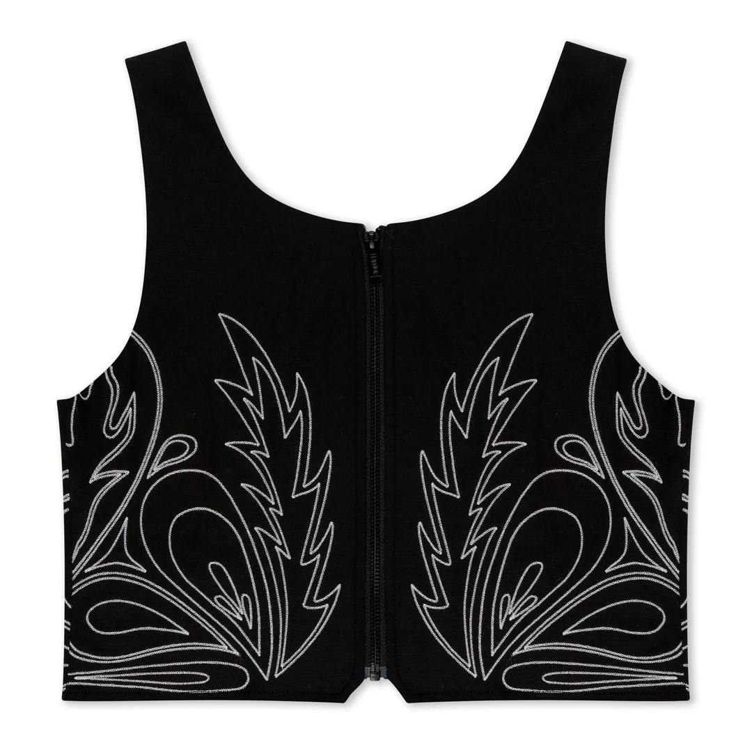 HOWDY CORSET TOP (BLACK)