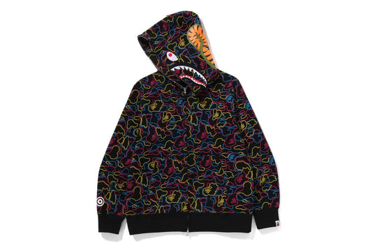 BAPE SHARK HOODIE NEÓN