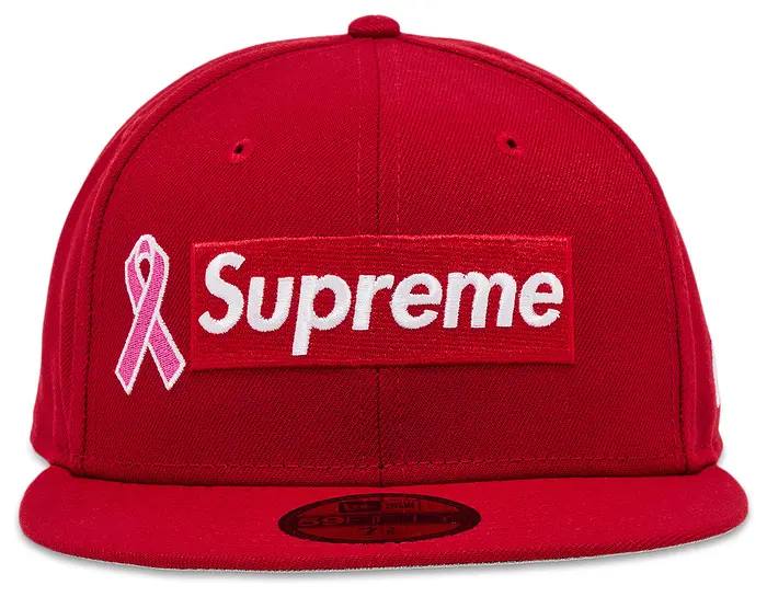 SUPREME NEW ERA BREAST CANCER AWARENESS BOX LOGO 'RED'