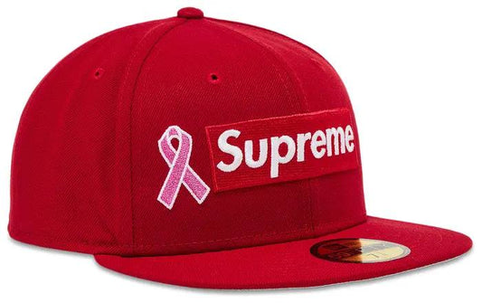 SUPREME NEW ERA BREAST CANCER AWARENESS BOX LOGO 'RED'
