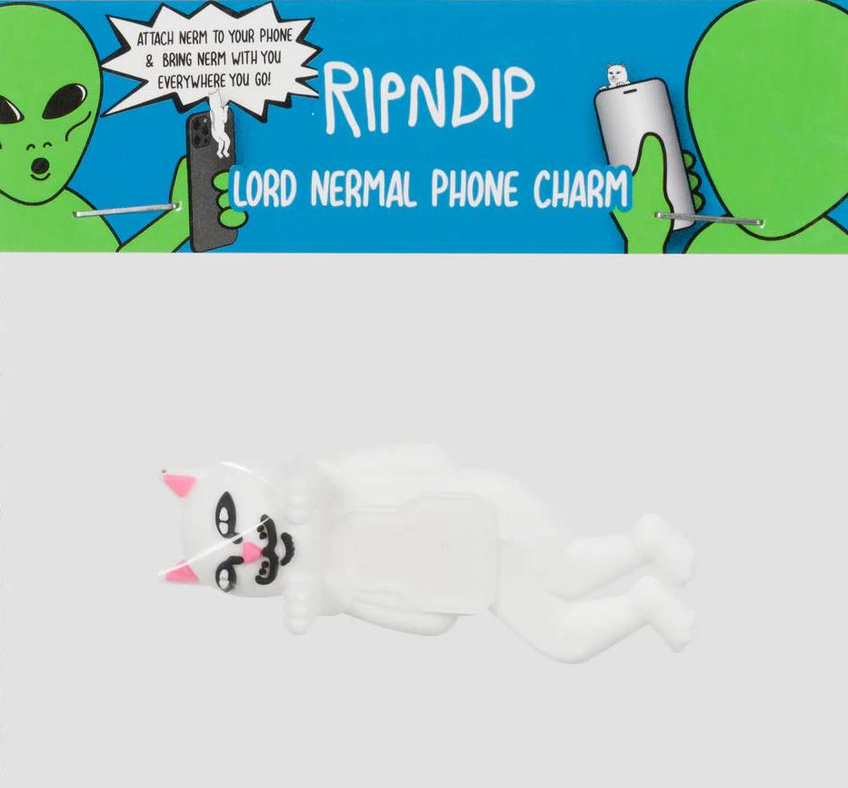 LORD NERMAL PHONE CHARM (WHITE)
