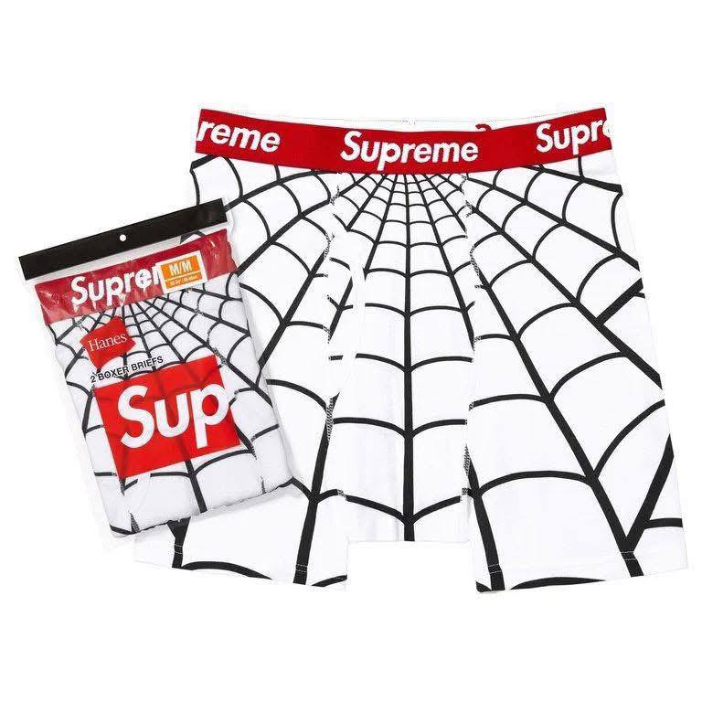 SUPREME X SPIDERMAN HANES BOXERS