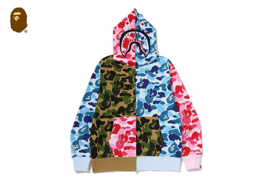BAPE SHARK HOODIE CRAZY CAMO