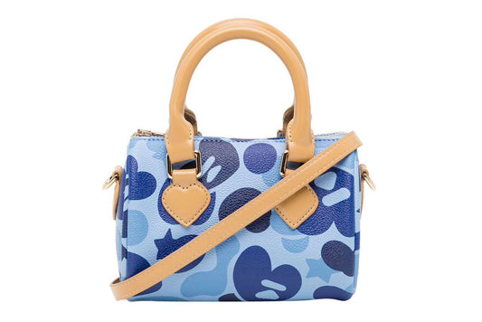 BAPE HANDBAG CAMO AZUL