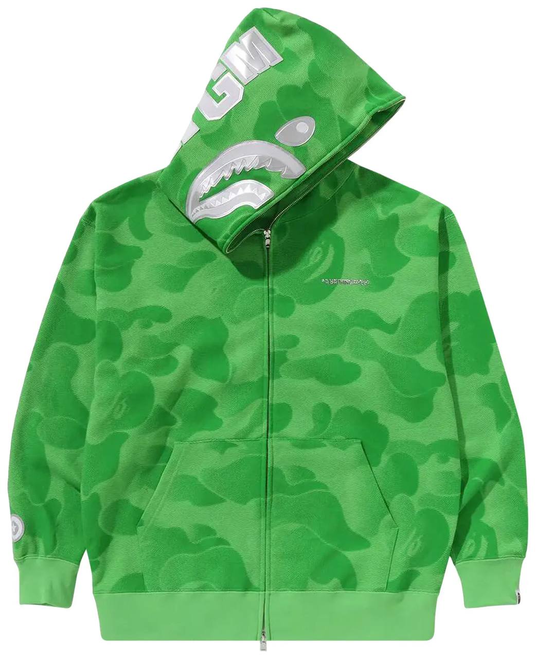 BAPE INK SHARK HOODIE GREEN