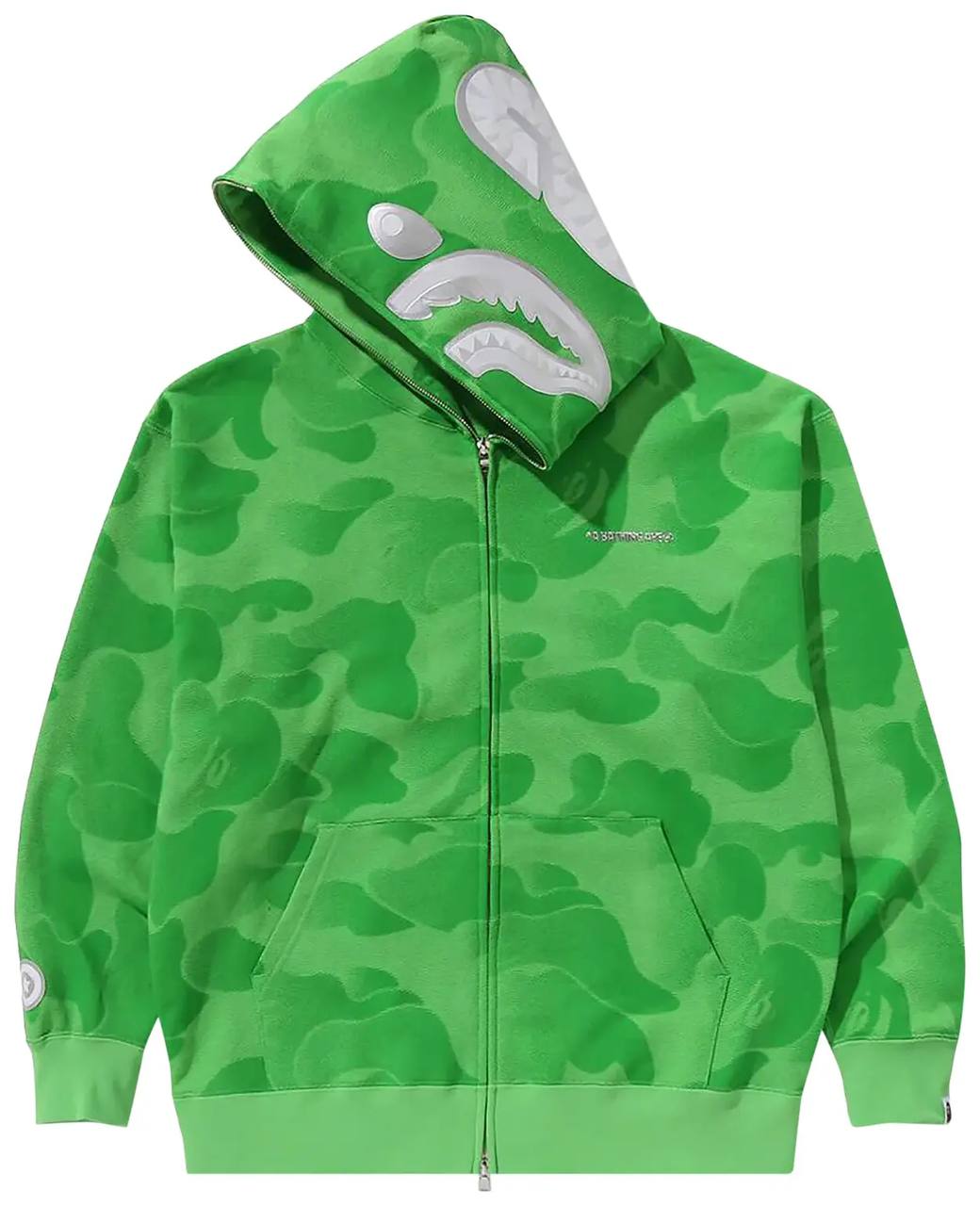 BAPE INK SHARK HOODIE GREEN