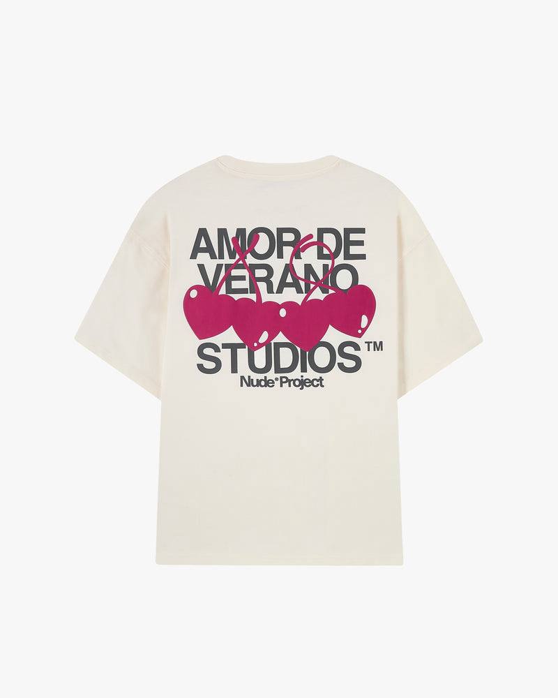 NUDE XOXO TEE CREMA
