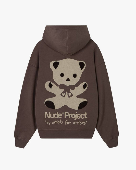 BEAR HOODIE BROWN