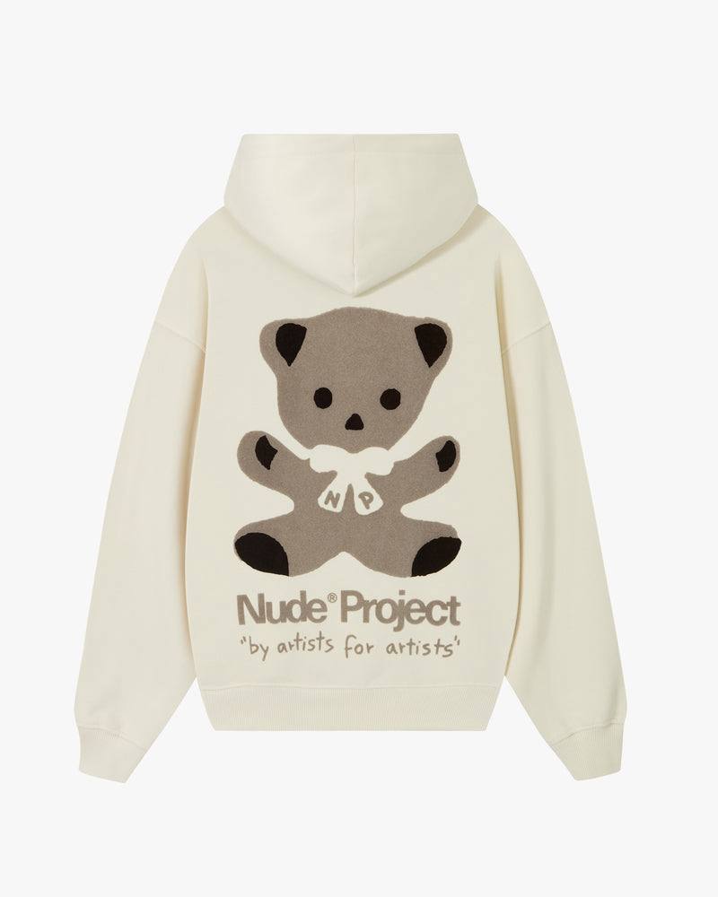 BEAR HOODIE MARSHMALLOW
