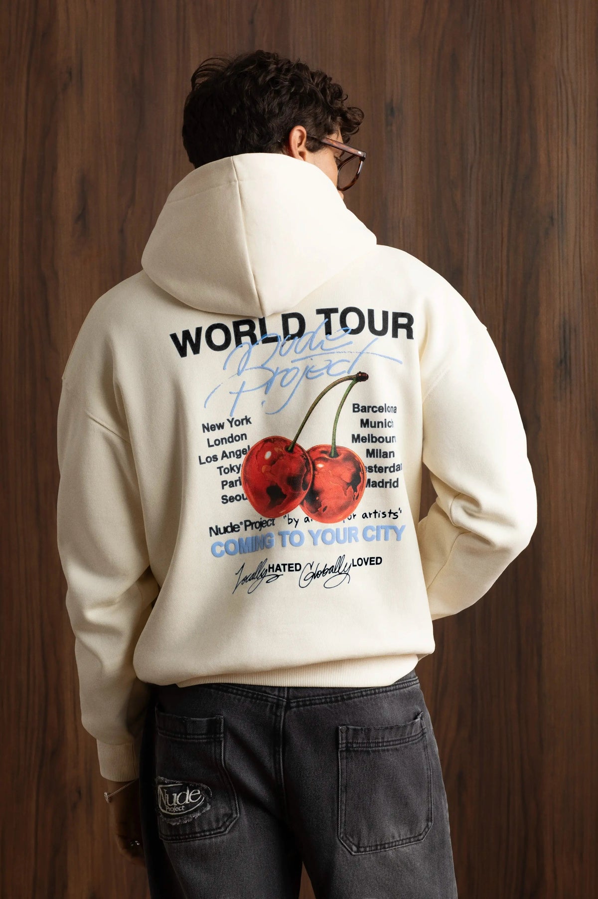 Sudadera Nude Tour Blanco Crema